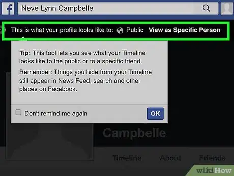 Image titled View Your Facebook Timeline As Another User Step 6