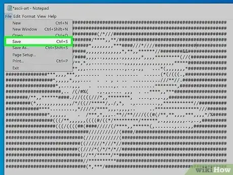 Image titled Create ASCII Art Step 7