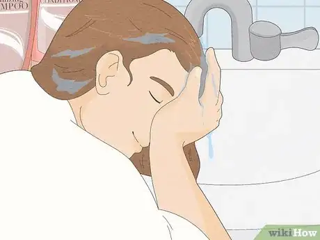 Image titled Wash Hair in a Sink Step 8