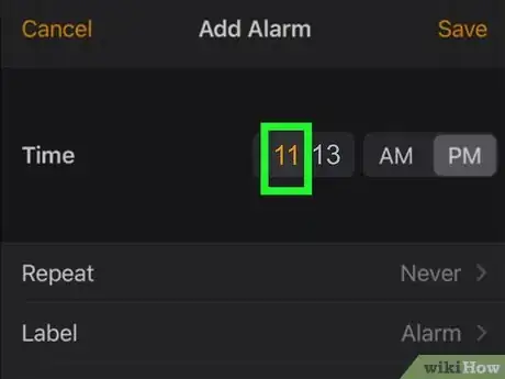 Image titled Set an Alarm on an iPhone Clock Step 4