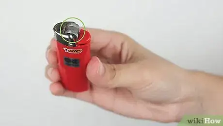 Image titled Flick a Bic Lighter Step 4