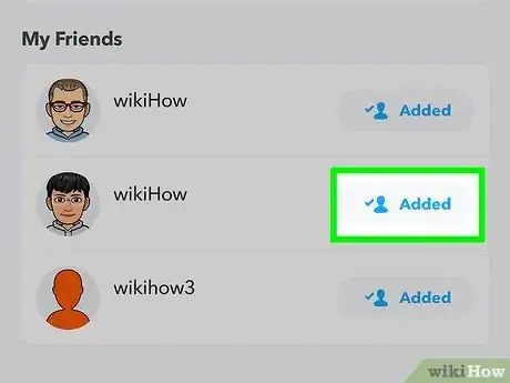 Image titled Tell if Someone Added You on Snapchat Step 11