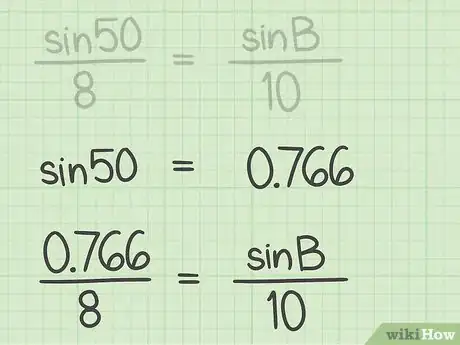 Image titled Use the Laws of Sines and Cosines Step 14