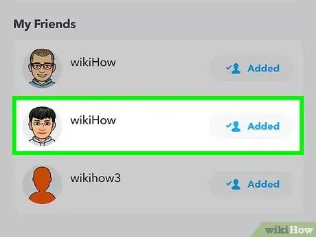 Image titled Tell if Someone Added You on Snapchat Step 10