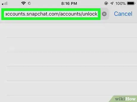 Image titled Unlock Your Snapchat Account Step 2