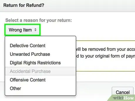 Image titled Cancel a Kindle Book Order Step 5