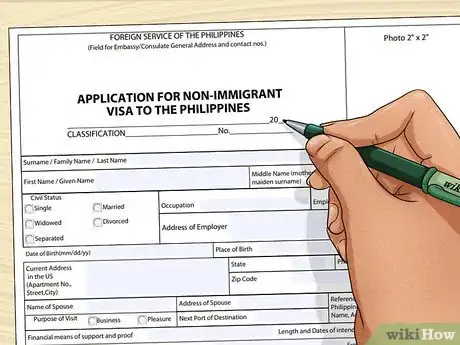 Image titled Apply for a Philippines Visa Step 6