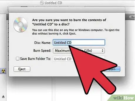 Image titled Burn a CD Using Mac OS X Step 12