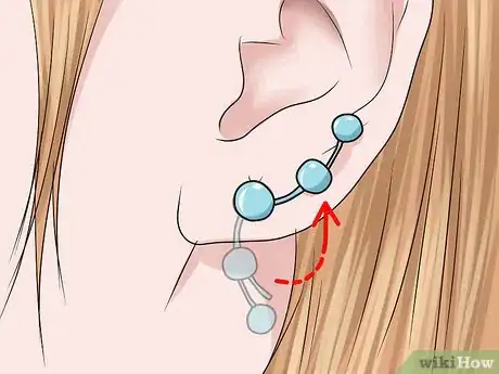 Image titled Wear Ear Climbers Step 2