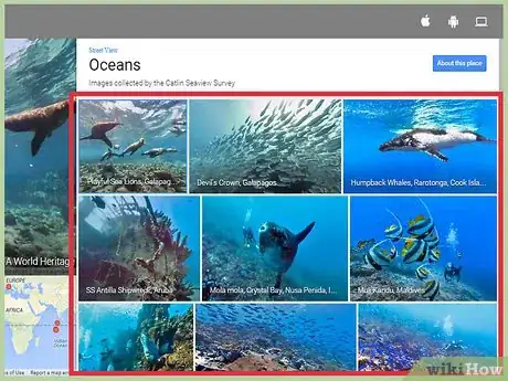 Image titled Go Underwater in Google Maps Step 7