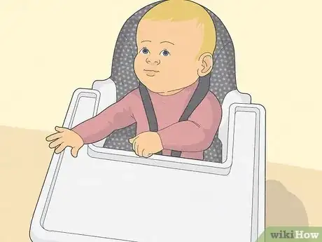 Image titled When Can Baby Sit in High Chair Step 14