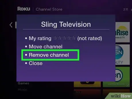 Image titled Delete Roku Channels Step 9