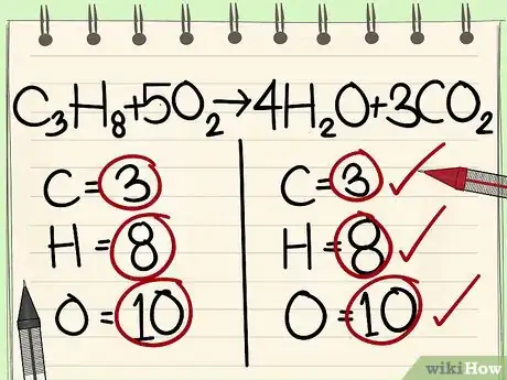 Image titled Balance Chemical Equations Step 7Bullet3