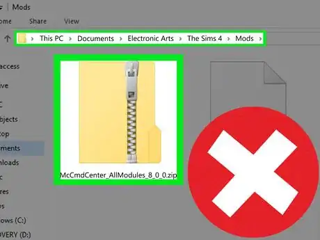 Image titled Sims 4 Wrong File in Mods