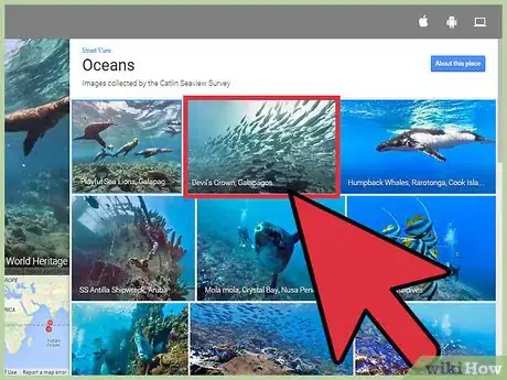 Image titled Go Underwater in Google Maps Step 9