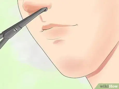 Image titled Trim Your Nose Hairs in a Safe Way Step 4