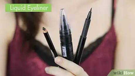 Image titled Apply Liquid Eyeliner Step 1