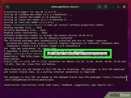 Image titled Install Java in Ubuntu Using Terminal Step 15