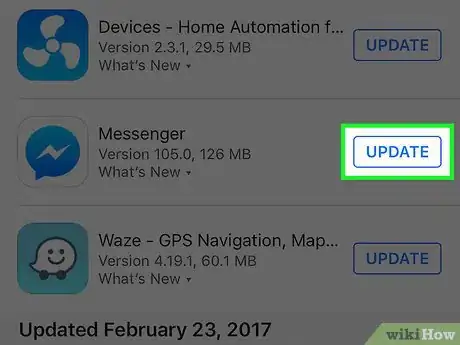 Image titled Update Facebook Messenger Step 4