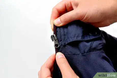 Image titled Repair a Zipper when the Slider Has Come Off Completely Step 4