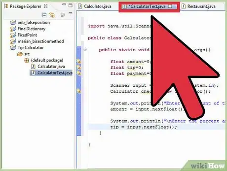 Image titled Write a Java Program With Two Classes Using Eclipse Step 5