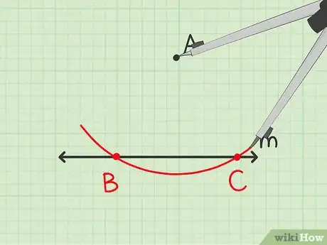 Image titled Construct a Line Parallel to a Given Line Through a Given Point Step 2