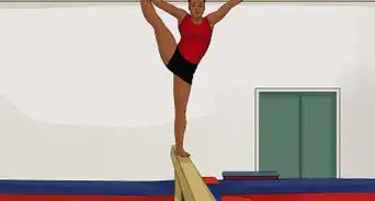 Walk on a Gymnastics Balance Beam