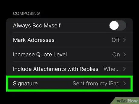 Image titled Change the Email Signature on an iPad Step 19