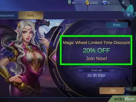 Image titled Maximize Magic Wheel and Get Legendary Skins in Mobile Legends_ Bang Bang Step 5