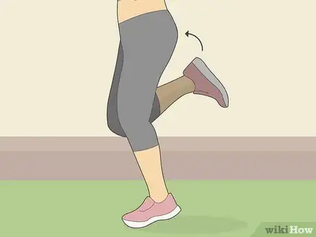 Image titled Do Butt Kicks Step 4