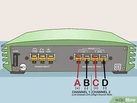 Image titled Bridge an Amplifier Step 2