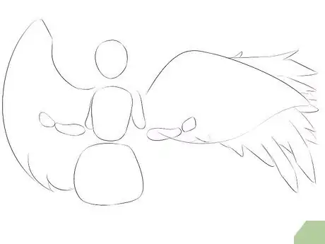 Image titled Draw Anime Wings Step 4