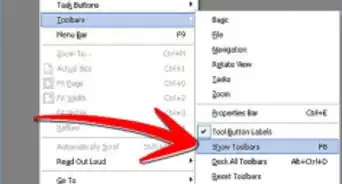 Work With Toolbars in Adobe Acrobat