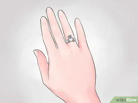 Image titled Wear a Claddagh Ring Step 1