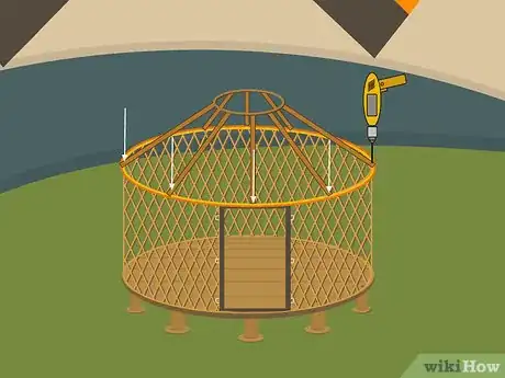 Image titled Build a Yurt Step 20