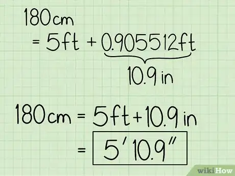 Image titled Convert Human Height in Centimeters to Feet Step 9