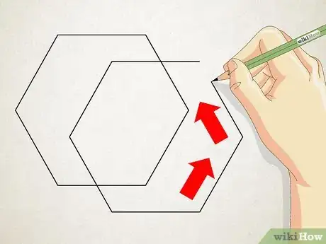 Image titled Draw a Hexagonal Prism Step 12