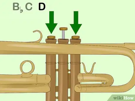 Image titled Play the B Flat Scale on a Trumpet Step 3