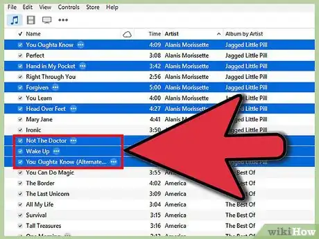 Image titled Select Multiple Songs in iTunes Step 7