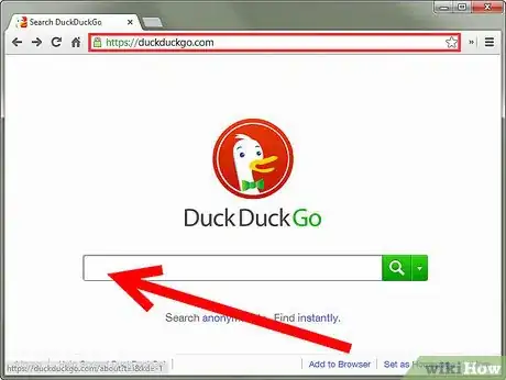 Image titled Search Sites Directly on DuckDuckGo Step 1