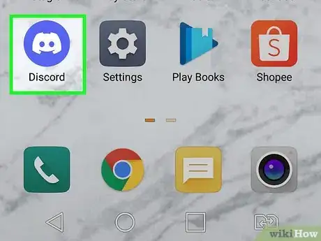 Image titled Make a Discord Server on Mobile Step 1
