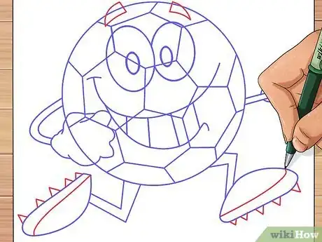 Image titled Draw a Soccer Ball Step 23