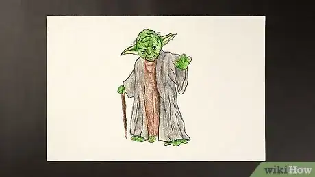 Image titled Draw Yoda from Star Wars Step 7