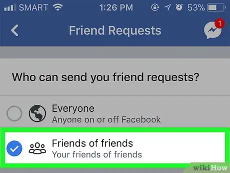 Image titled Not Show Up in Suggested Friends on Facebook Step 10