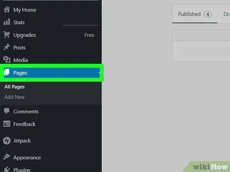 Image titled Add a Subpage in WordPress Step 2