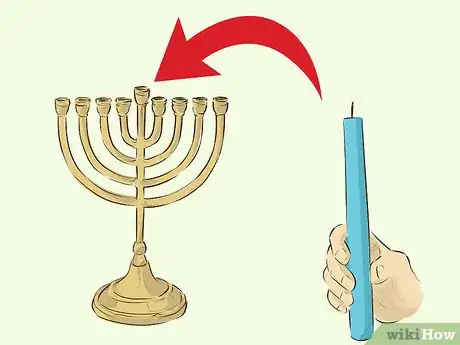 Image titled Light a Chanukah Menorah Step 3