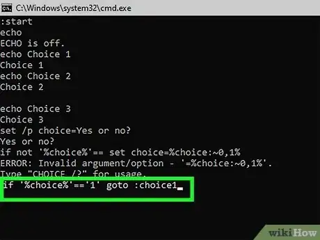 Image titled Create Options or Choices in a Batch File Step 13