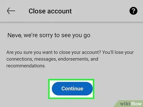Image titled Delete a LinkedIn Account Step 18