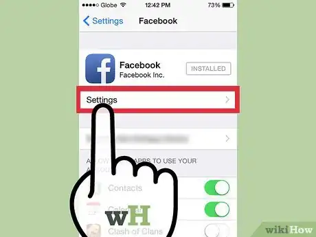 Image titled Disable Facebook Places Notifications on Your iPhone Step 3