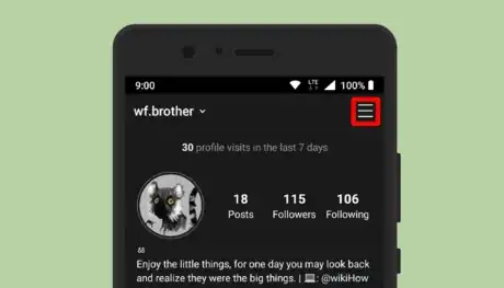 Image titled Instagram hamburger menu.png